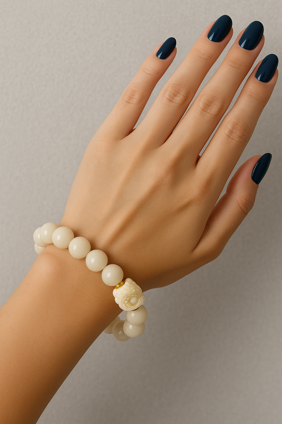 Bracelet boodhi blanche