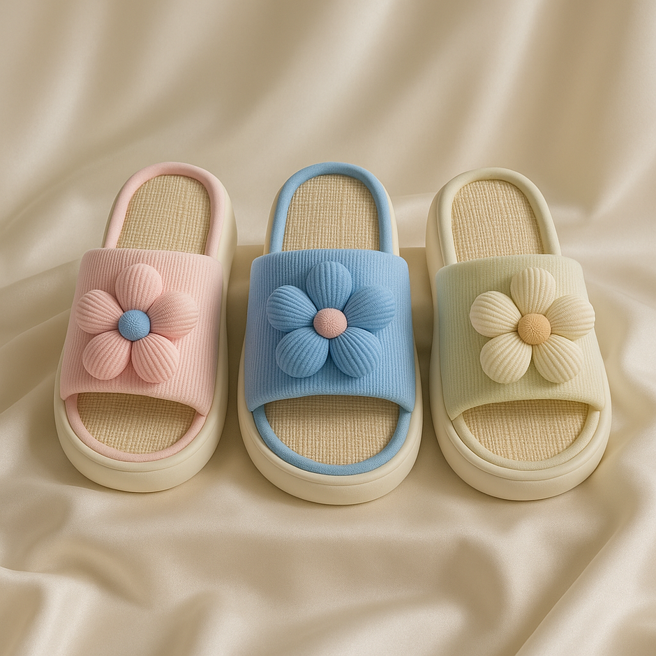 FLEURON Pantoufles