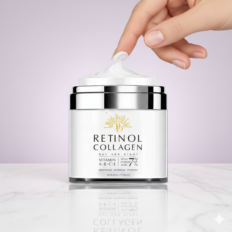 JJDCO Crème visage jour et nuit au rétinol collagen