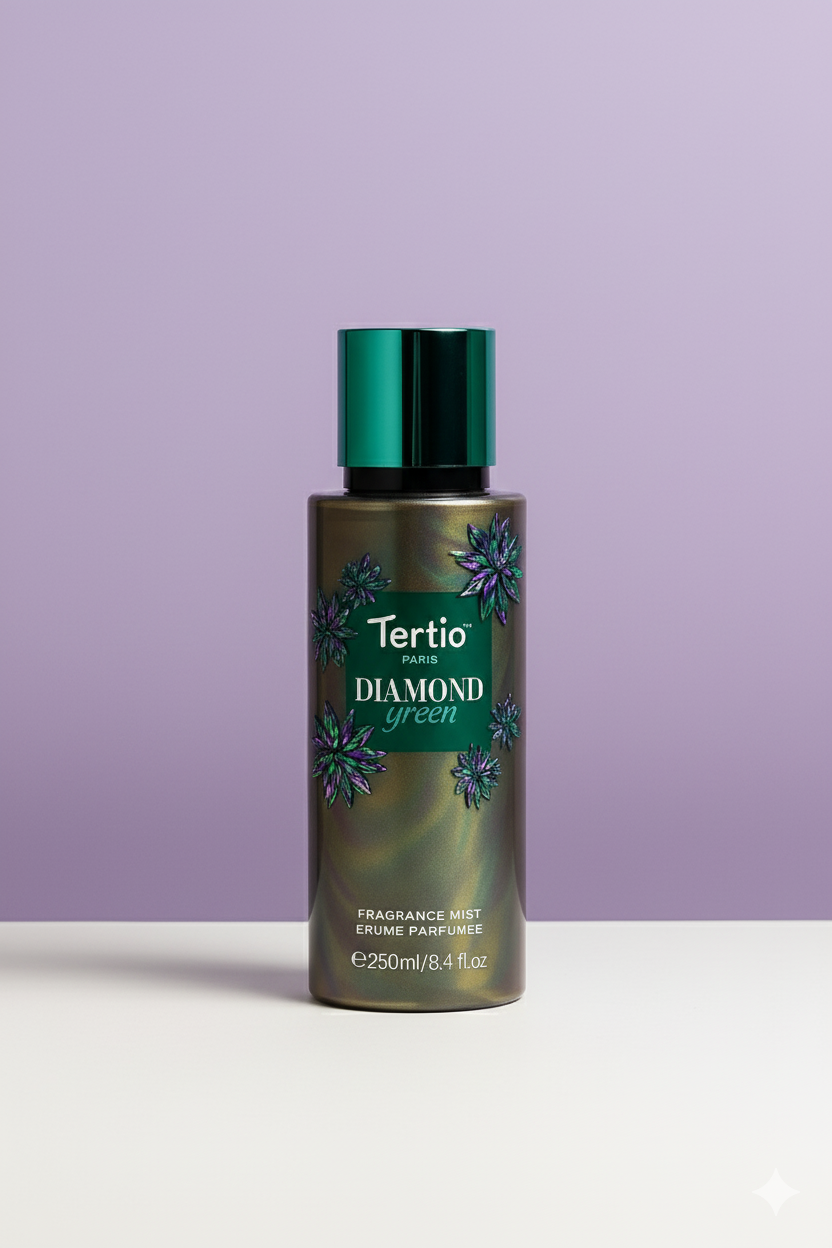 Brume huile scintillante parfumée diamond TERTIO