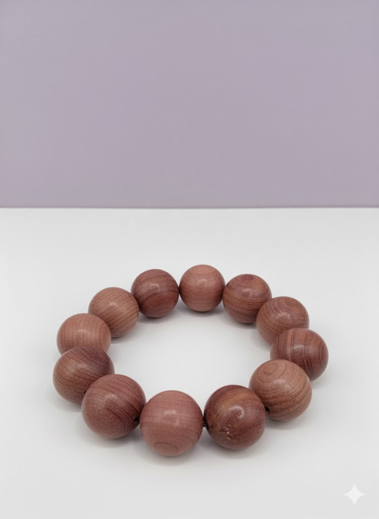 ROSE Bracelet en bois rose