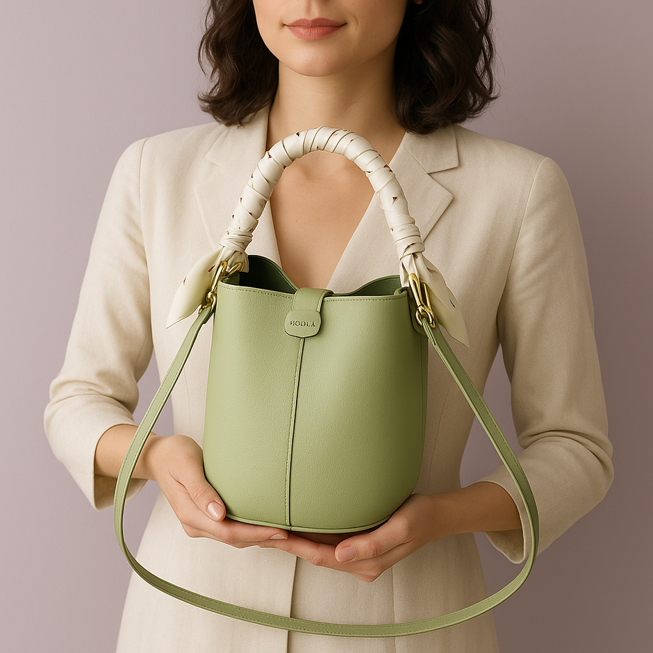 SASO Sac seau avec pochette