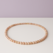 AGAFLE Collier agate fleur rose
