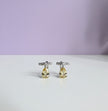BOTRI Boucle d'oreille pendante citrine goutte zircon argent