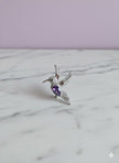 COLIDAD Pendentif colibri argent 925 améthyste