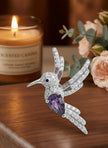 COLIDAD Pendentif colibri argent 925 améthyste