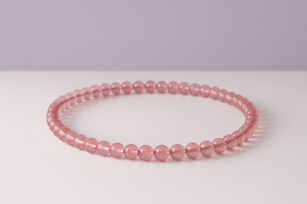 FRACO Collier quartz fraise
