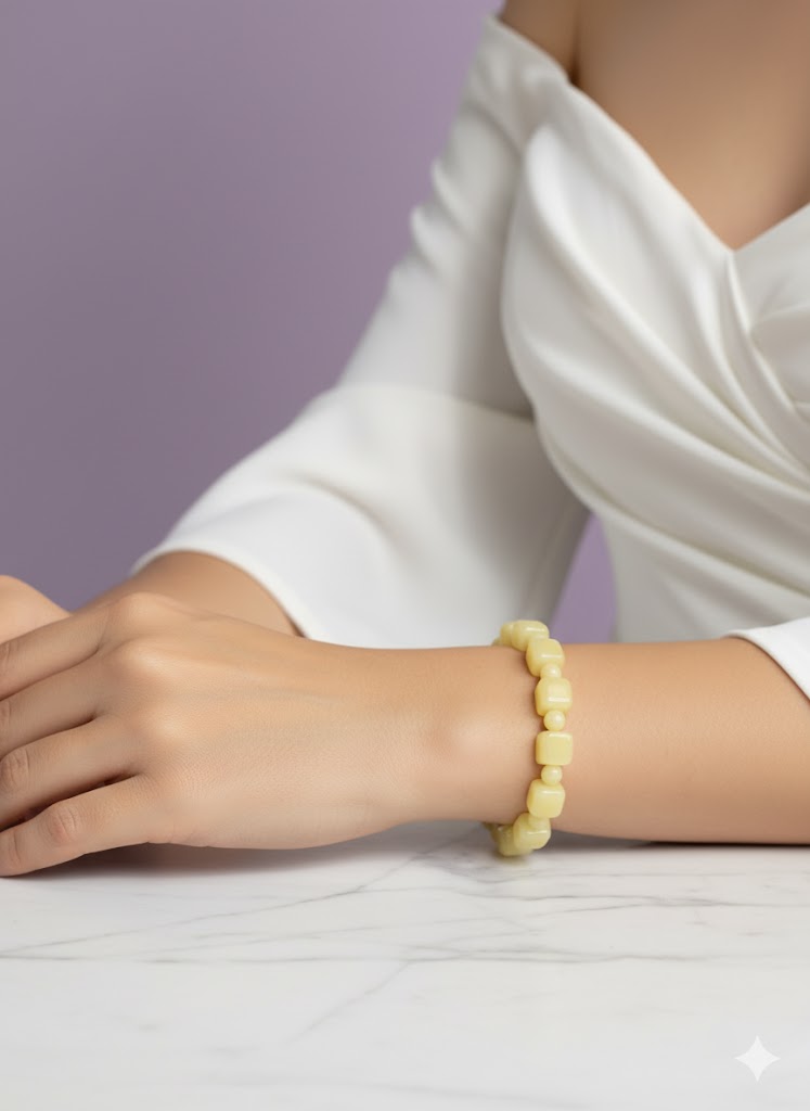 JADVE Bracelet jade vert