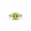 LIMON bague ajustable péridot en vermeil