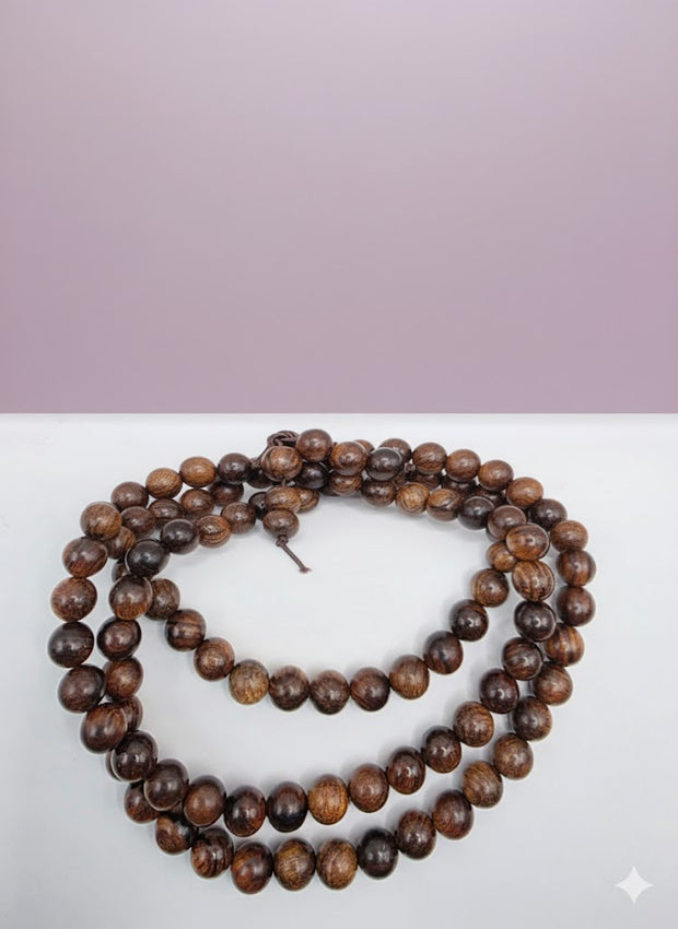 "MALAMA" Collier mala marron