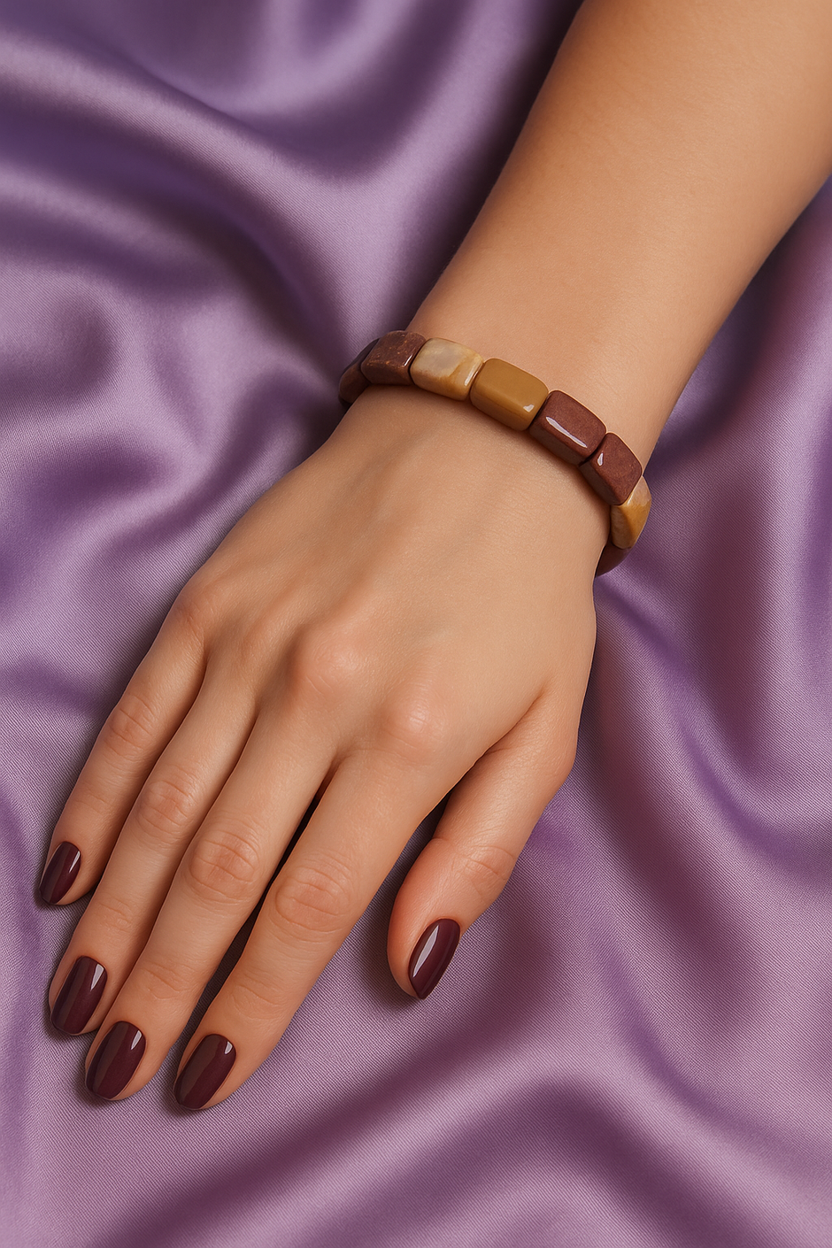 "MOOKA" Bracelet jonc mookaite
