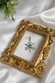 NEITO Pendentif flocon de neige TOPAZE en argent