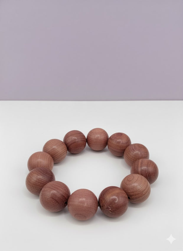 ROSE Bracelet en bois rose