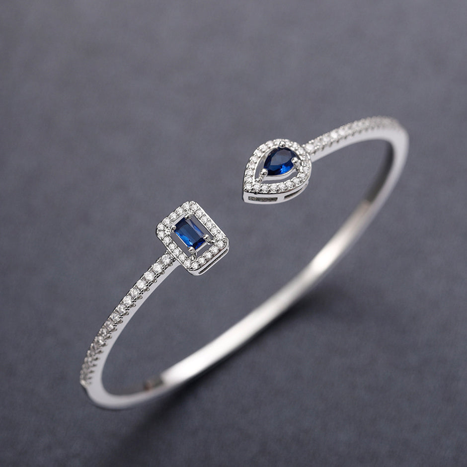 "ARGENTA" Bracelet Jonc acier inoxydable argenté